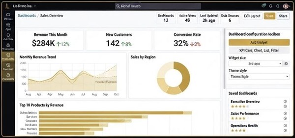 Analytics and reporting module in Lia Desk