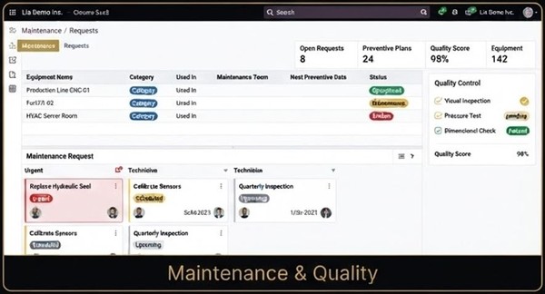 Supply chain module in Lia Desk